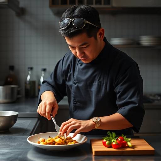 Portrait of Hiroki Sato, kitchen organization specialist at Seiketsu Kitchens, looking focused and professional.